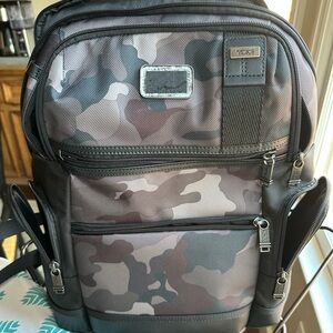 Tumi Parrish backpack - Khaki Camouflage pattern. Excellent used condition.